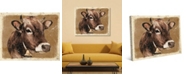 Creative Gallery Klance the Cow Distressed 24" x 20" Canvas Wall Art Print